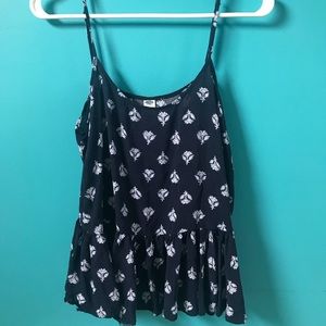 Old navy swing peplum top